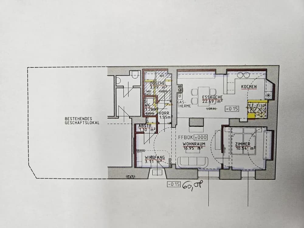 Haus kaufen in Mödling – 61 m², € 248.000