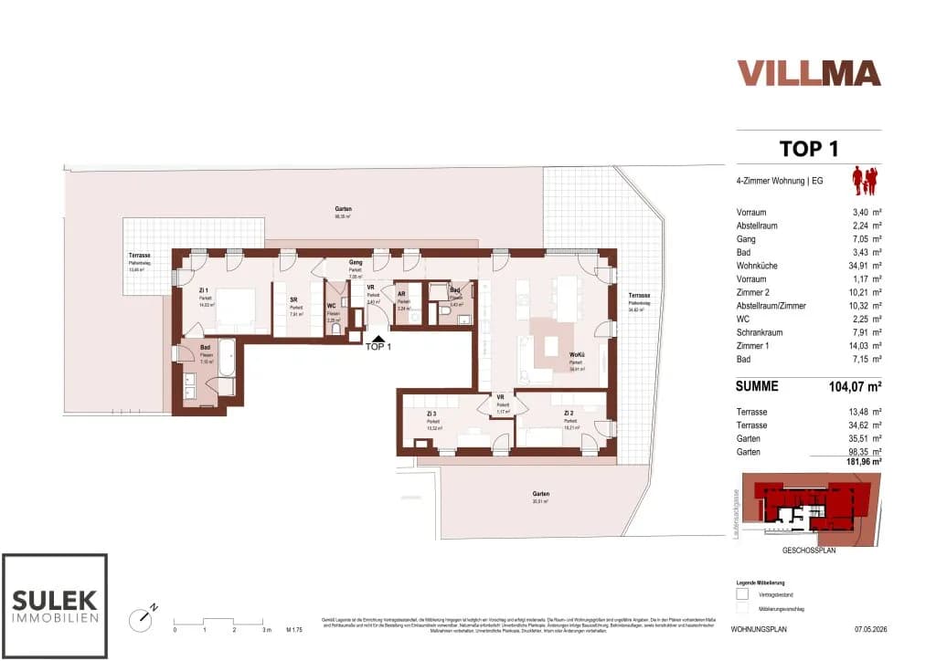 4-Zimmer-Wohnung mieten in Wien – 104,07 m², € 3.350 – Bild 28 von 28