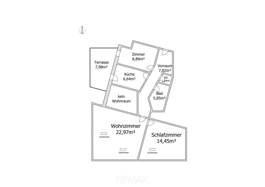 3-Zimmer-Wohnung kaufen in Leoben – 67,6 m², € 85.000 – Bild 16 von 21