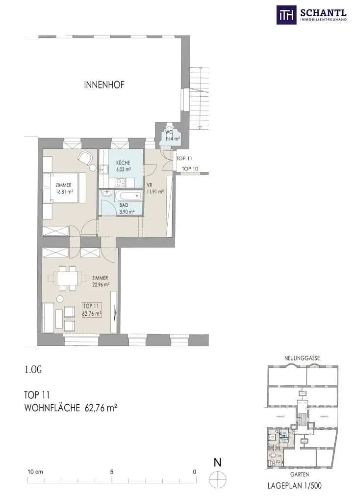 2-Zimmer-Wohnung kaufen in Wien – 62,76 m², € 469.000 – Bild 28 von 28
