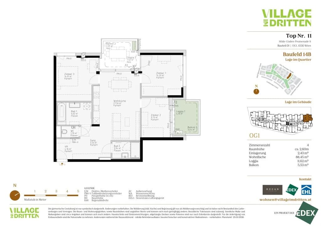 4-Zimmer-Wohnung kaufen in Wien – 88,47 m², € 644.000 – Bild 8 von 8