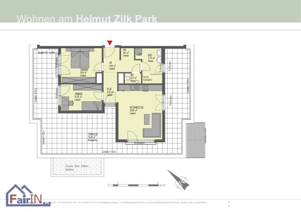 3-Zimmer-Wohnung kaufen in Wien – 70 m², € 618.000 – Bild 10 von 10
