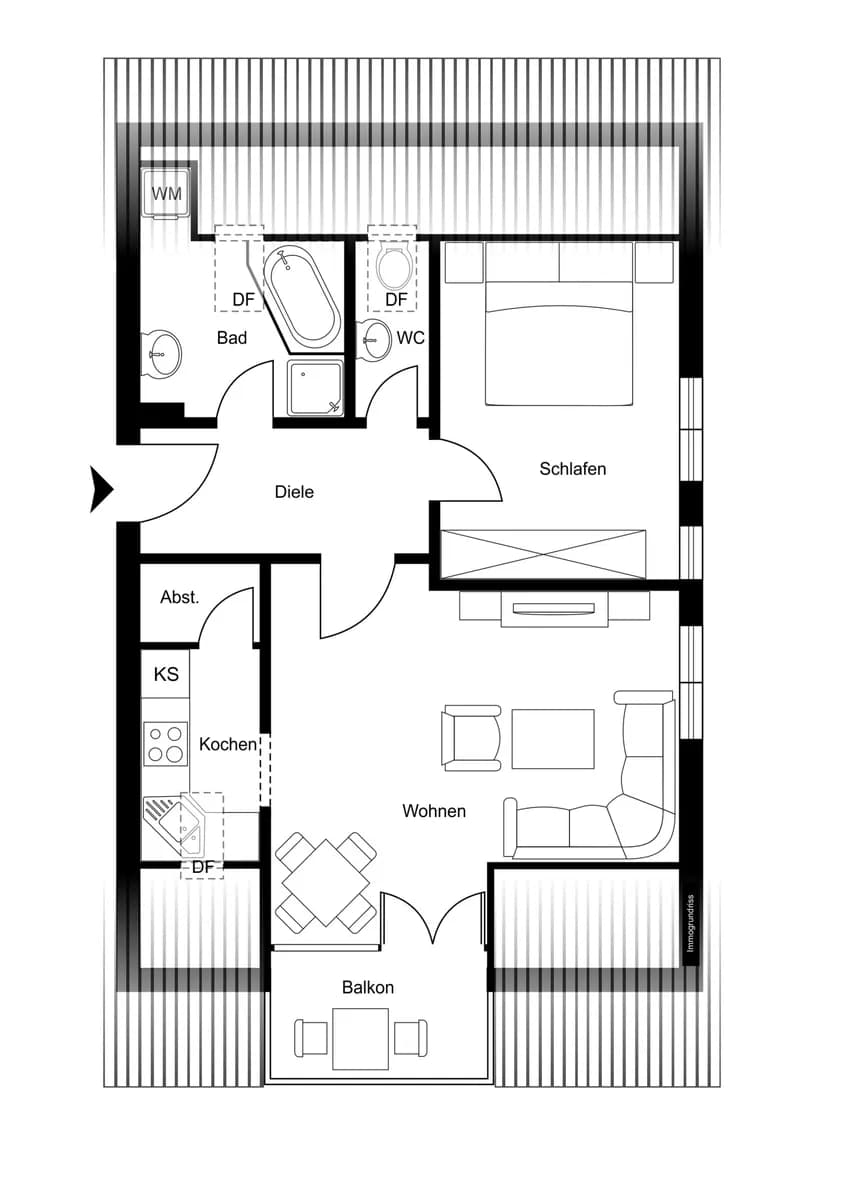 2-Zimmer-Wohnung mieten in Feldkirch – 61,97 m², € 1.100 – Bild 2 von 23