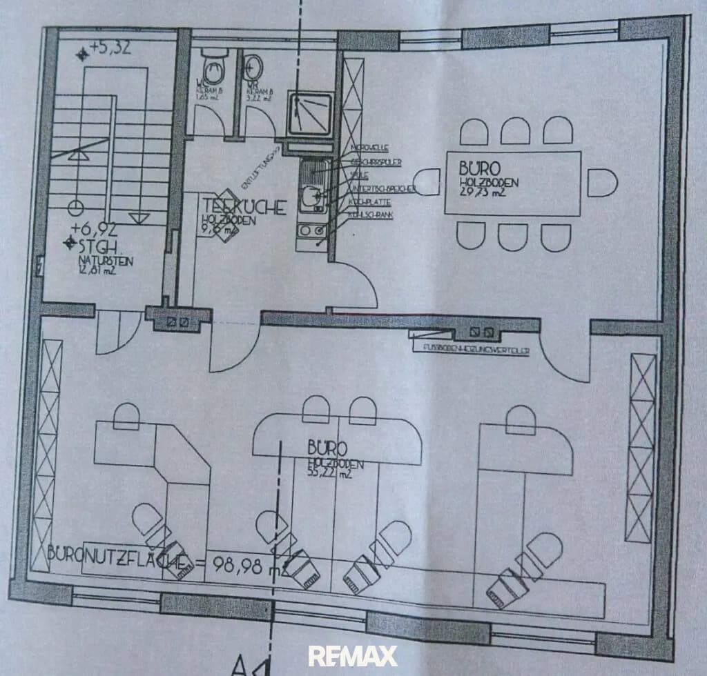 2-Zimmer-Gewerbeimmobilie mieten in Amstetten – 99 m², € 892 – Bild 3 von 3