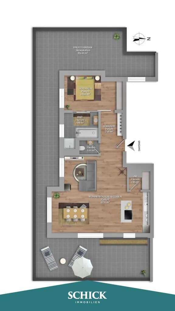2-Zimmer-Wohnung kaufen in Villach – 82 m², € 584.700 – Bild 29 von 29