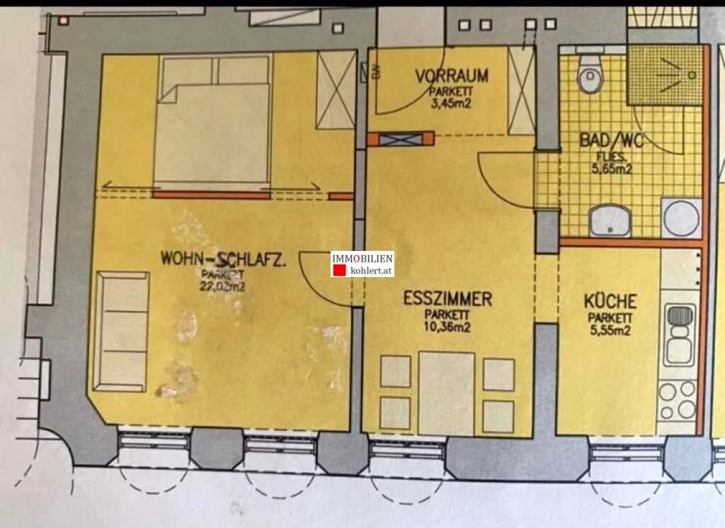 2-Zimmer-Wohnung kaufen in Krems Land – 47 m², € 228.000 – Bild 19 von 19