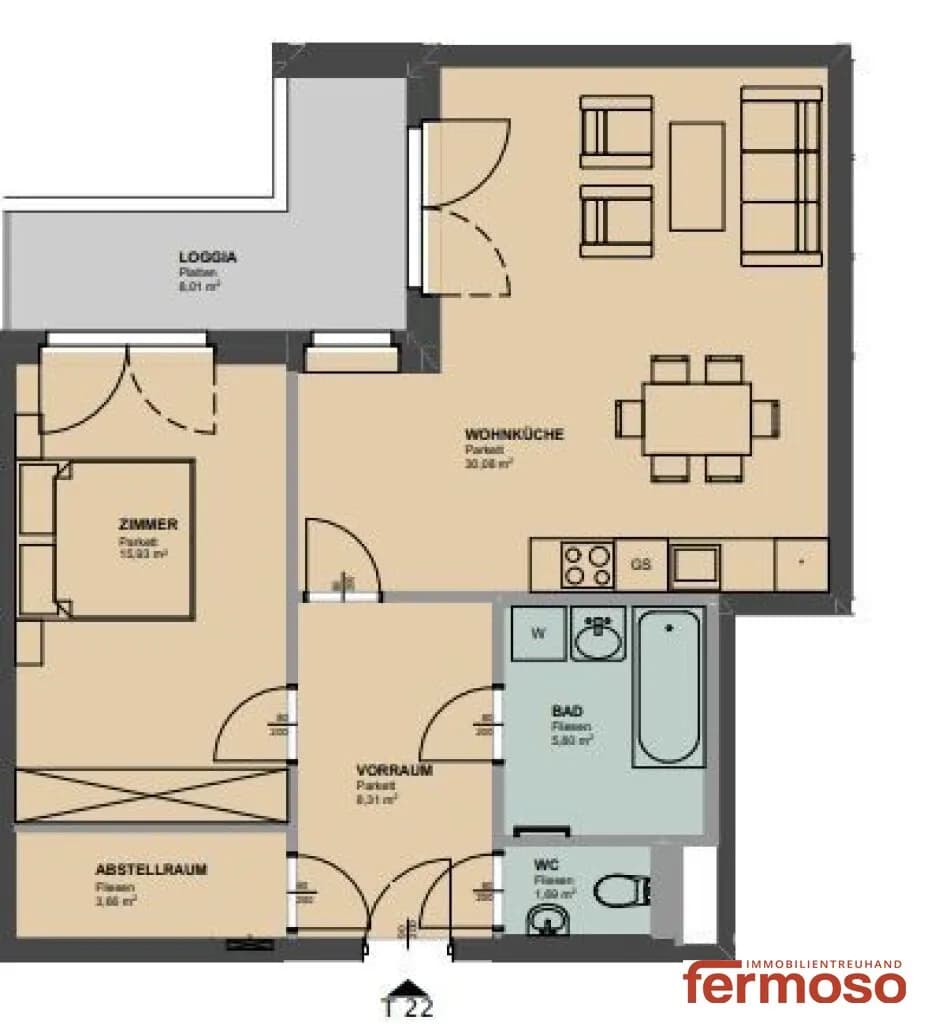 2-Zimmer-Wohnung mieten in Wien – 73,48 m², € 1.479 – Bild 20 von 20