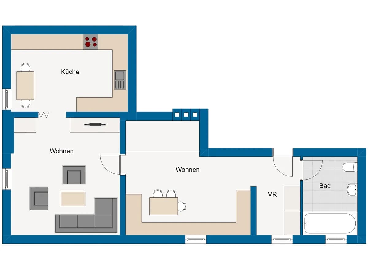 Wohnung mieten in Graz – 51,79 m², € 641 – Bild 7 von 7