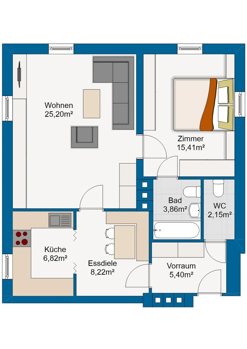 Wohnung mieten in Graz – 67,16 m², € 904 – Bild 10 von 10