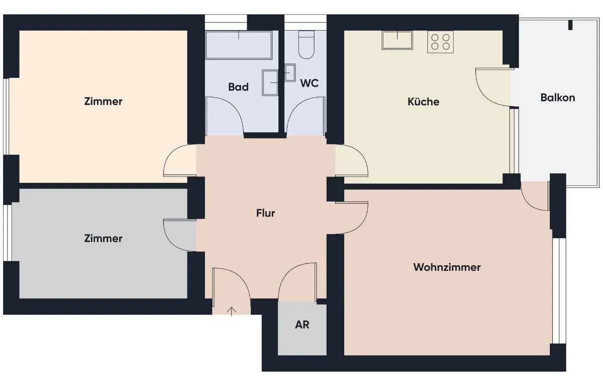 3-Zimmer-Wohnung kaufen in Bregenz – 78,59 m², € 300.000 – Bild 17 von 21