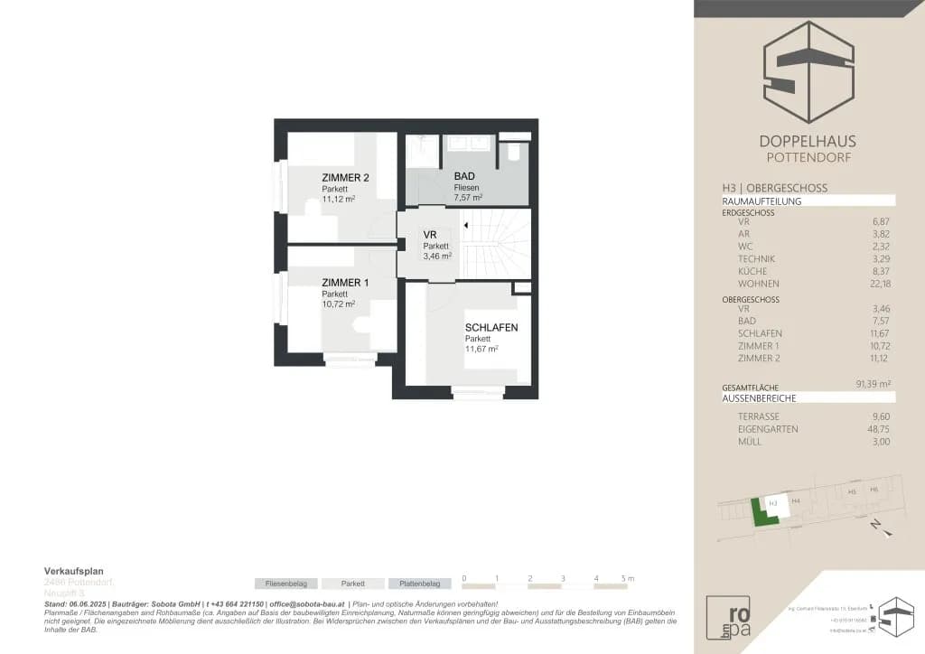 4-Zimmer-Haus kaufen in Baden – 91,39 m², € 329.000 – Bild 5 von 17