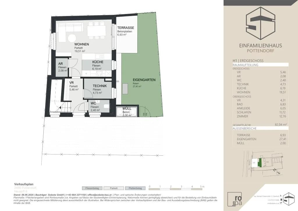 3-Zimmer-Haus kaufen in Baden – 82,04 m², € 319.000 – Bild 4 von 17