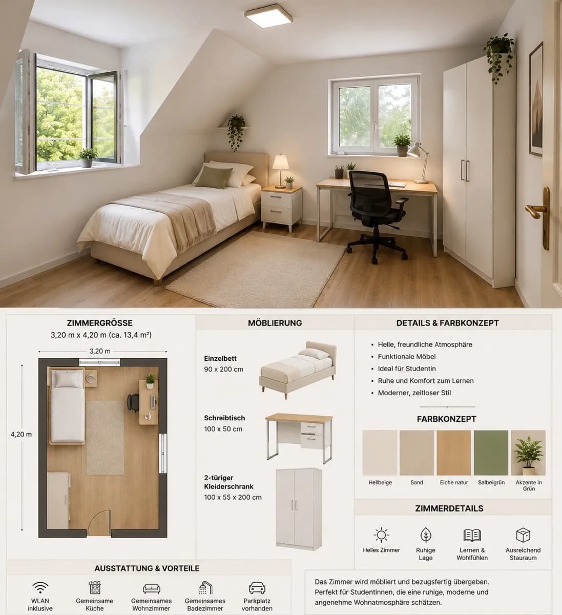 5-Zimmer-Wohnung mieten in Linz – 130 m², € 550 – Bild 2 von 2
