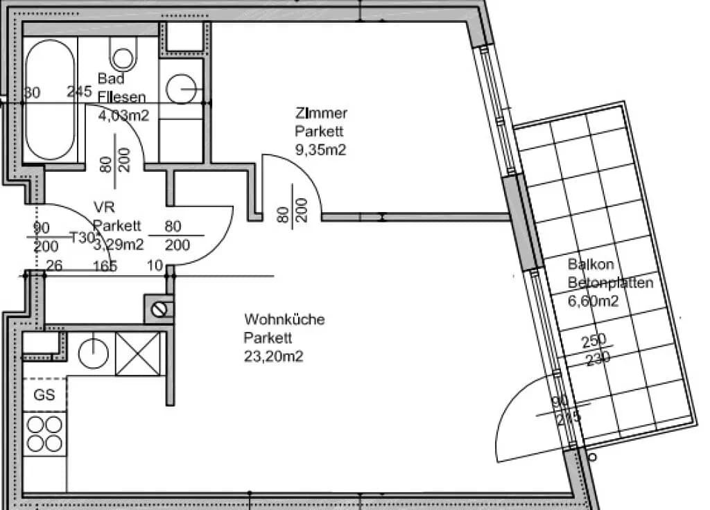 2-Zimmer-Wohnung mieten in Wien – 40 m², € 940 – Bild 7 von 7