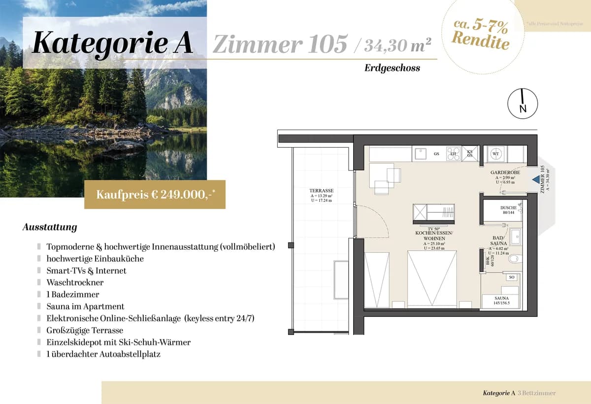 1-Zimmer-Wohnung kaufen in Kufstein – 33 m², € 249.000 – Bild 6 von 8