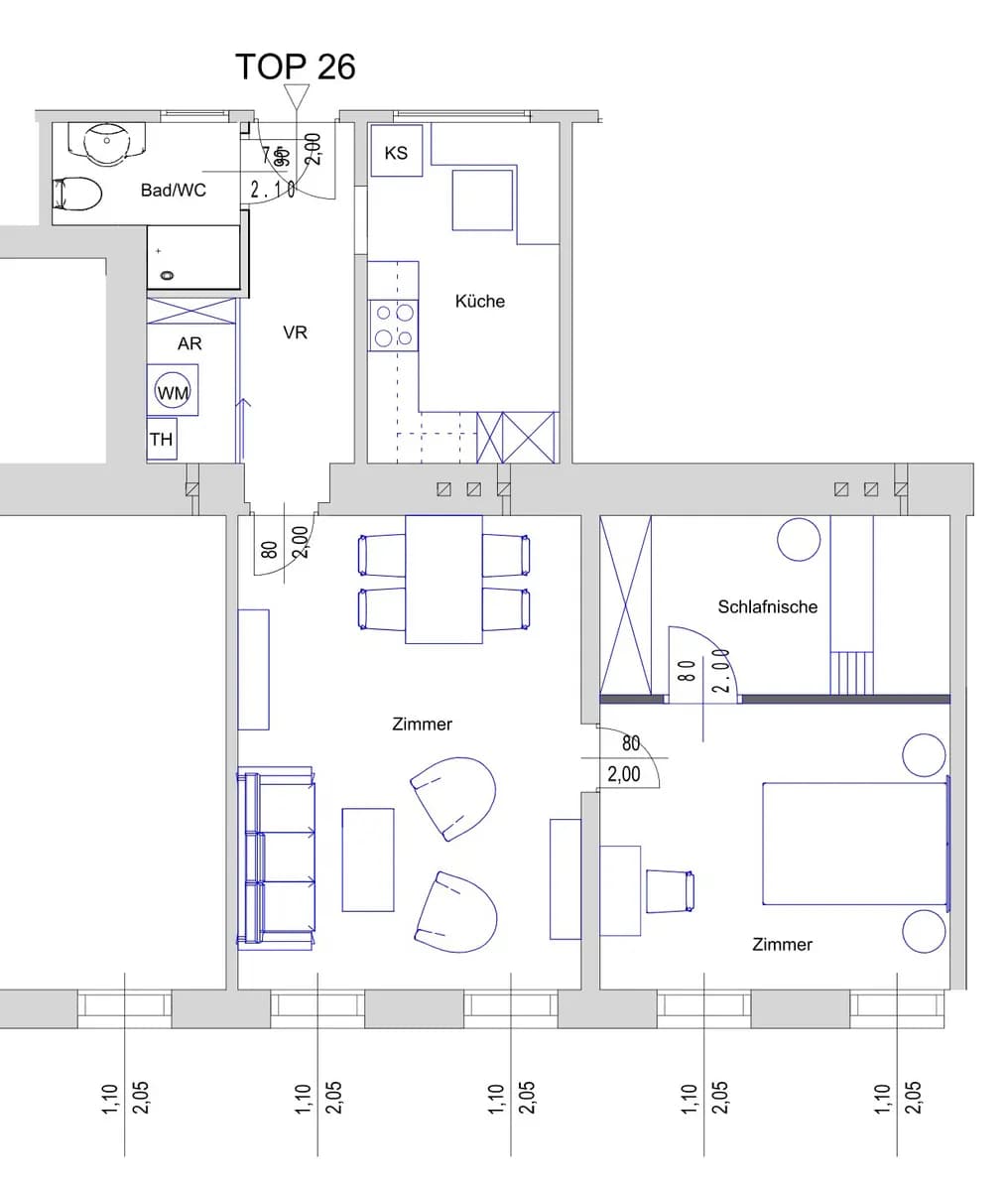 2-Zimmer-Wohnung kaufen in Wien – 66,44 m², € 287.500 – Bild 5 von 16