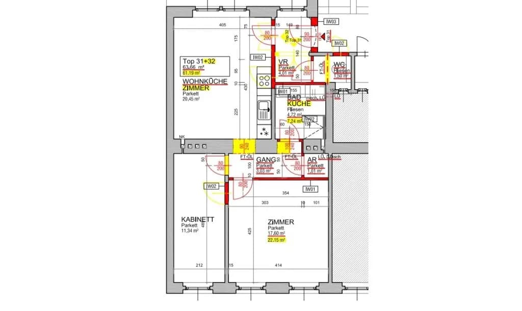 3-Zimmer-Wohnung kaufen in Wien – 61,86 m², € 381.960 – Bild 17 von 17