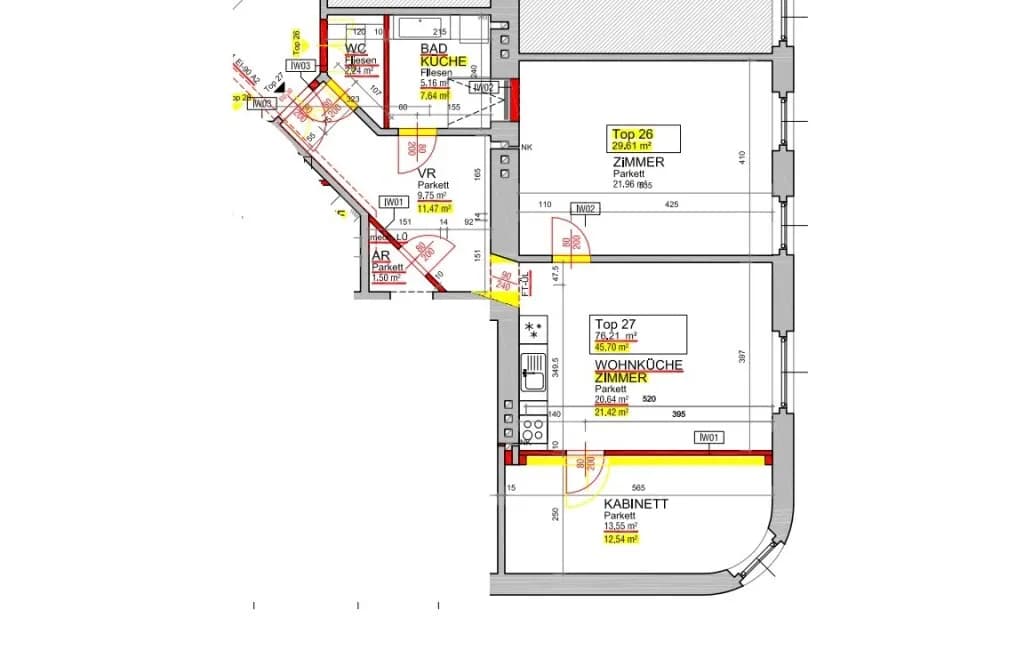 3-Zimmer-Wohnung kaufen in Wien – 74,82 m², € 448.800 – Bild 11 von 11