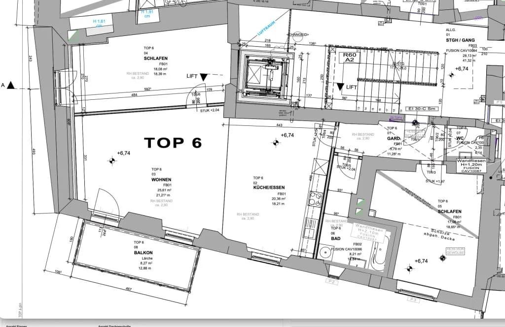 3-Zimmer-Wohnung mieten in Wels – 95,3 m², € 1.543 – Bild 13 von 14