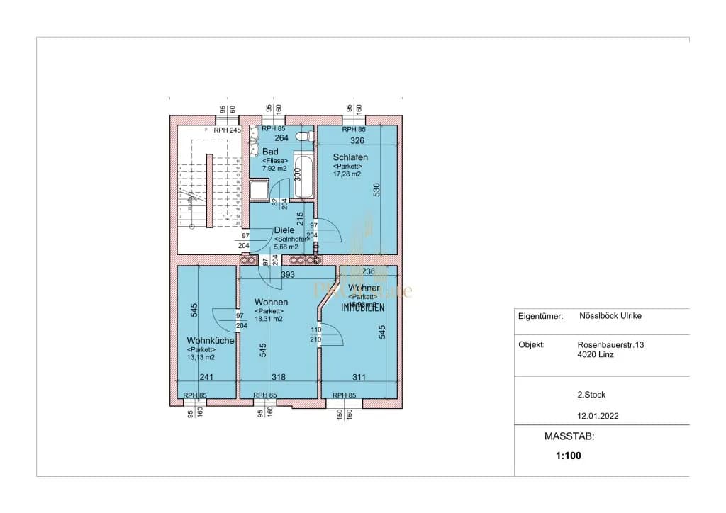 3-Zimmer-Wohnung kaufen in Linz – 78,92 m², € 267.500 – Bild 16 von 17