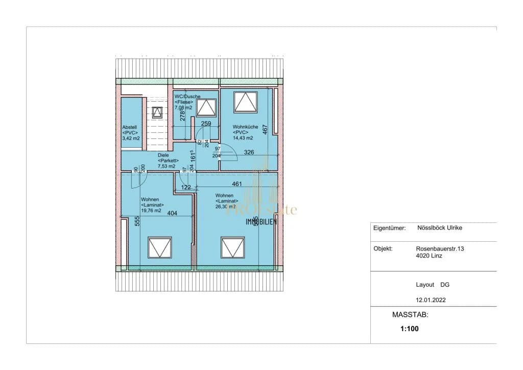 3-Zimmer-Wohnung kaufen in Linz – 78,92 m², € 267.500 – Bild 17 von 17