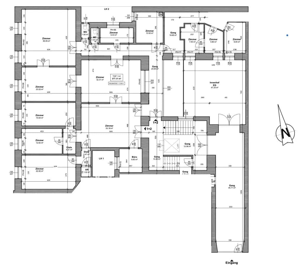 10-Zimmer-Gewerbeimmobilie mieten in Wien – 277 m², € 4.125 – Bild 16 von 16