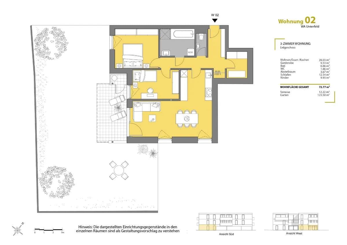 3-Zimmer-Wohnung kaufen in Bregenz – 72,77 m², € 539.000 – Bild 2 von 13