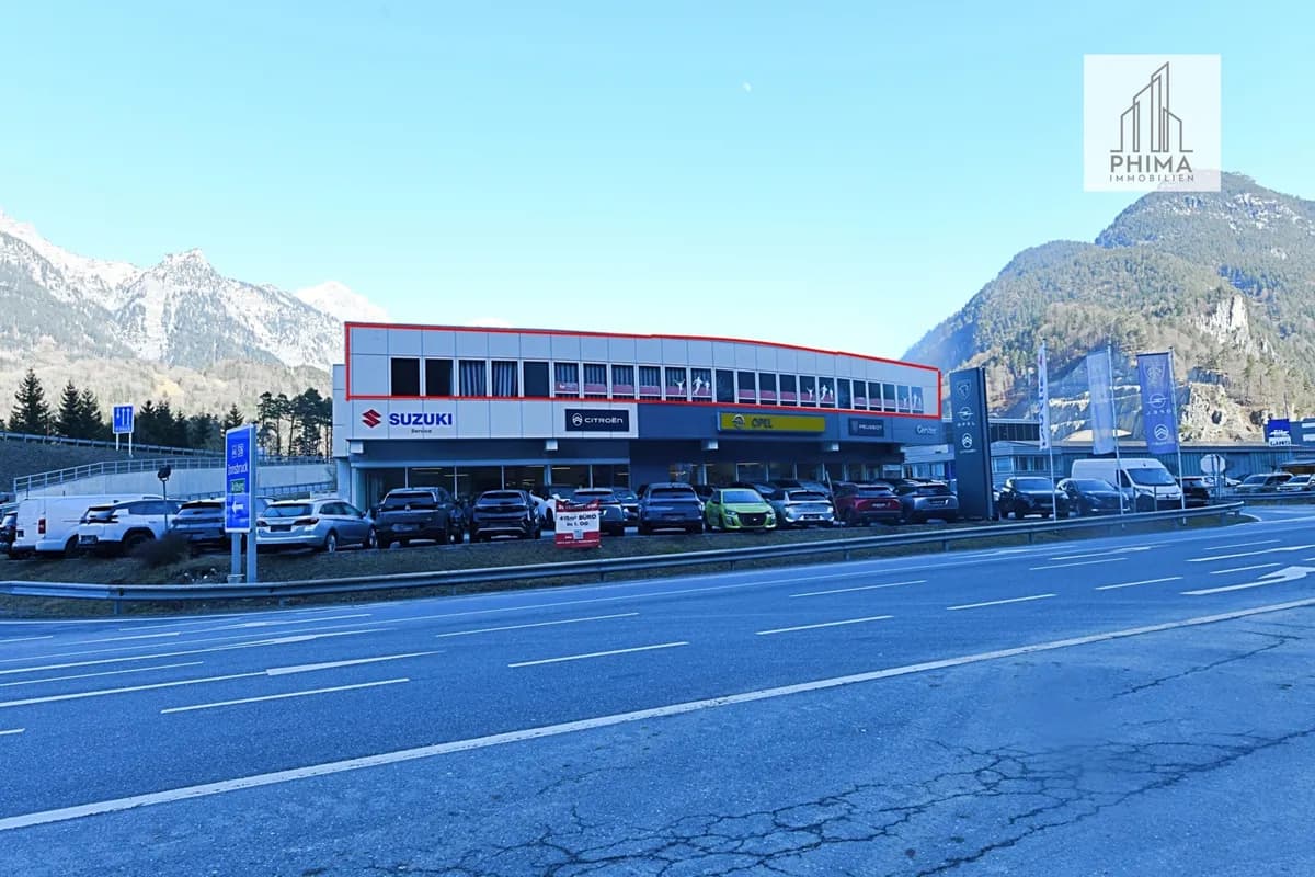 5-Zimmer-Gewerbeimmobilie mieten in Bludenz – 390 m², € 2.730