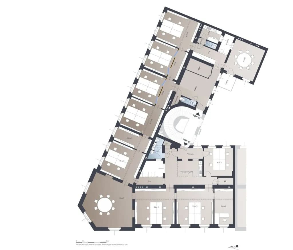 12-Zimmer-Gewerbeimmobilie mieten in Wien – 481 m², € 13.060 – Bild 25 von 25