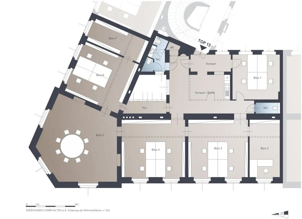 7-Zimmer-Gewerbeimmobilie mieten in Wien – 269 m², € 7.292 – Bild 17 von 17