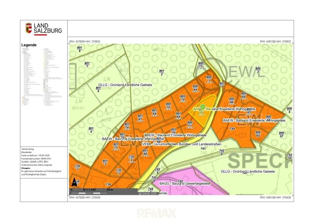 Grundstück kaufen in Hallein – 782 m², € 547.400 – Bild 5 von 6