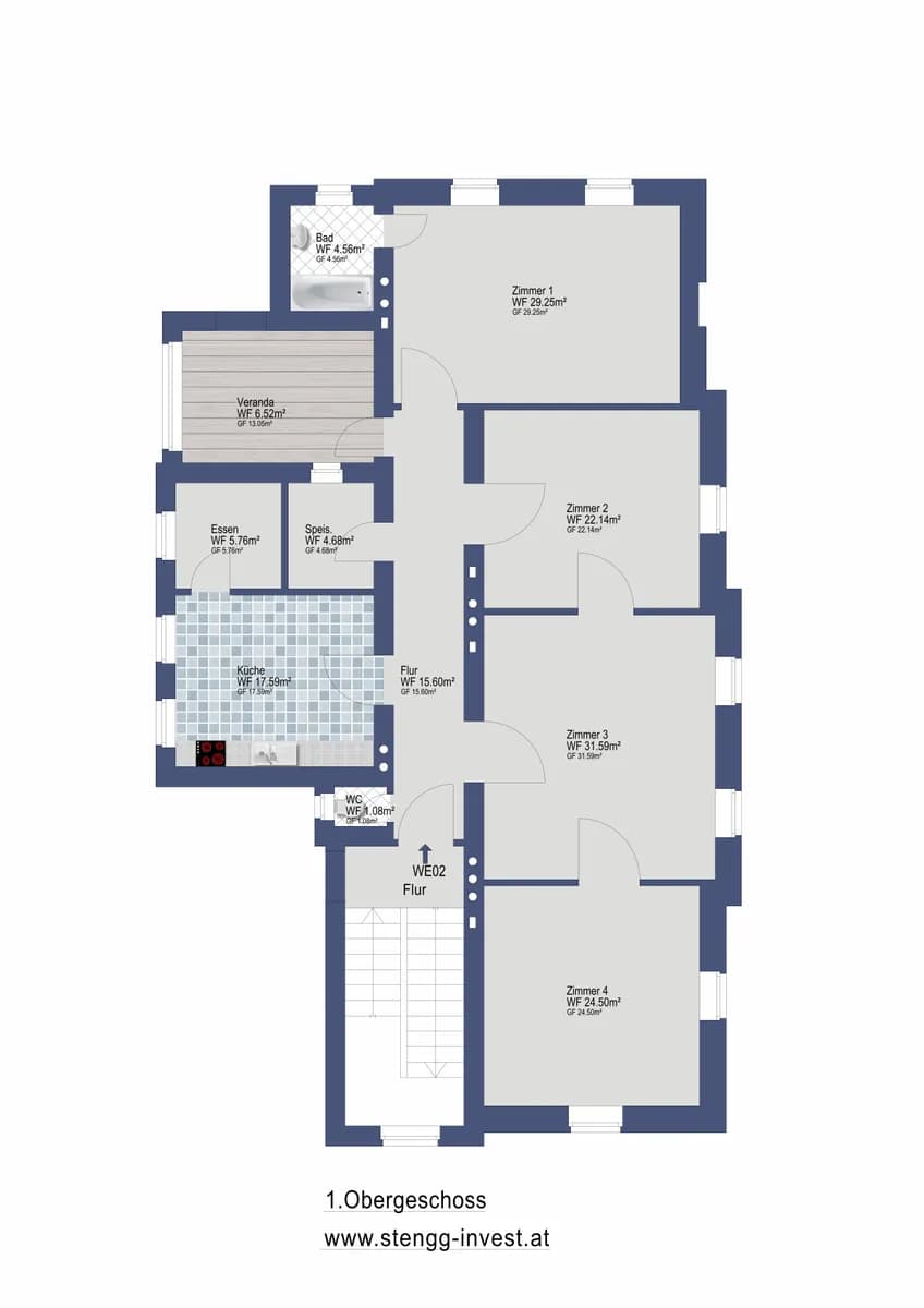 13-Zimmer-Gewerbeimmobilie kaufen in Leoben – 400 m², € 299.000 – Bild 5 von 26