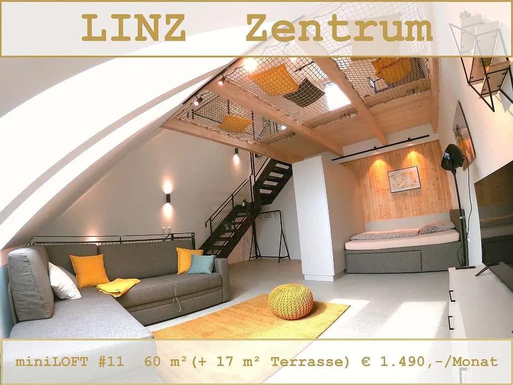 1-Zimmer-Immobilie mieten in Linz – 29 m², € 980