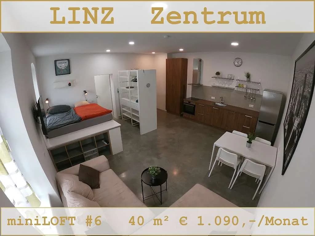 1-Zimmer-Immobilie mieten in Linz – 29 m², € 980 – Bild 3 von 5