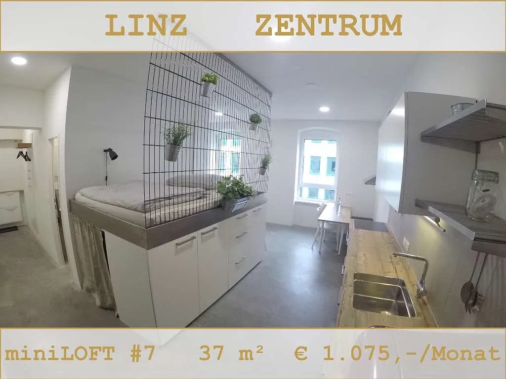1-Zimmer-Immobilie mieten in Linz – 29 m², € 980 – Bild 4 von 5