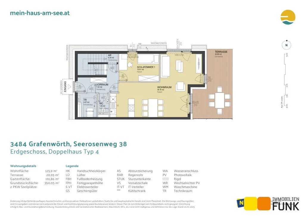 5-Zimmer-Haus kaufen in Tulln – 125,9 m², € 654.000 – Bild 15 von 17