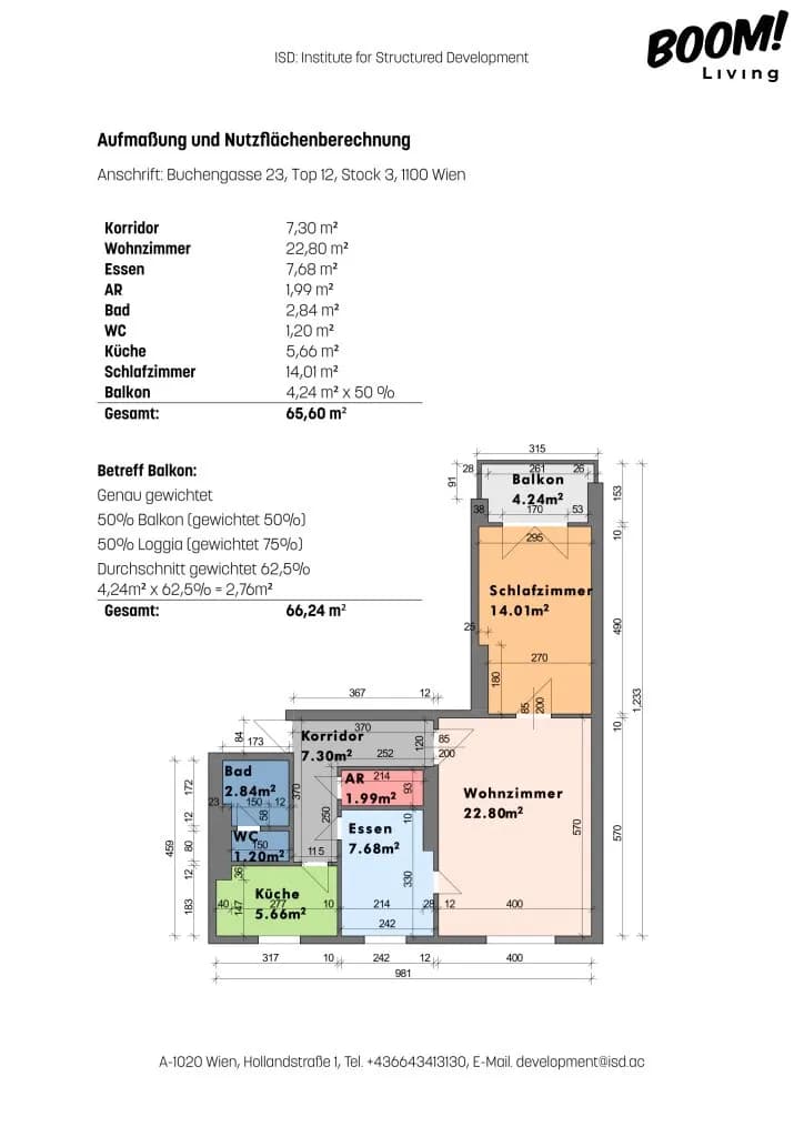3-Zimmer-Wohnung kaufen in Wien – 66 m², € 239.000 – Bild 15 von 15
