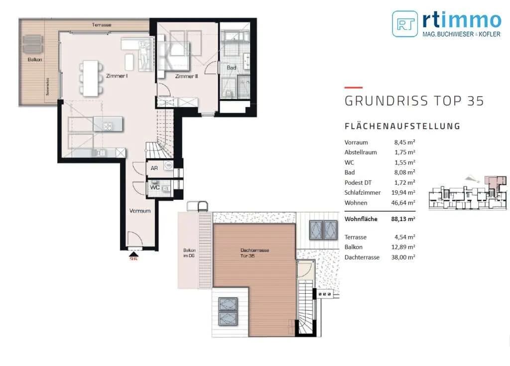 2-Zimmer-Wohnung kaufen in Wien – 88,13 m², € 649.000 – Bild 16 von 64