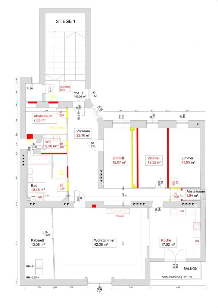 5-Zimmer-Wohnung mieten in Wien – 158 m², € 3.148 – Bild 30 von 30