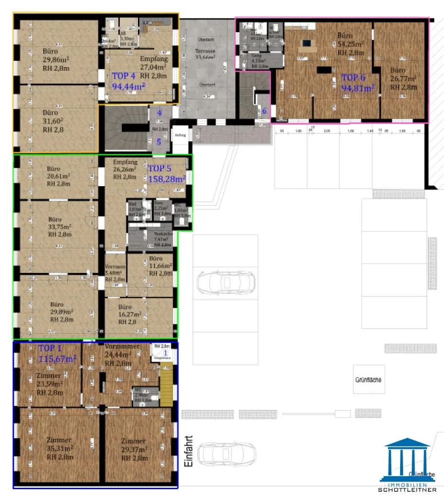 3-Zimmer-Gewerbeimmobilie mieten in Wiener Neustadt – 89 m², € 992 – Bild 24 von 26
