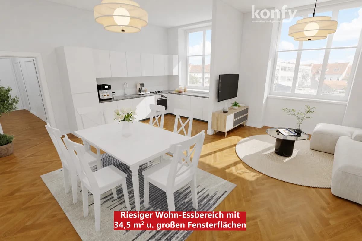 6-Zimmer-Wohnung kaufen in Graz – 127 m², € 449.400