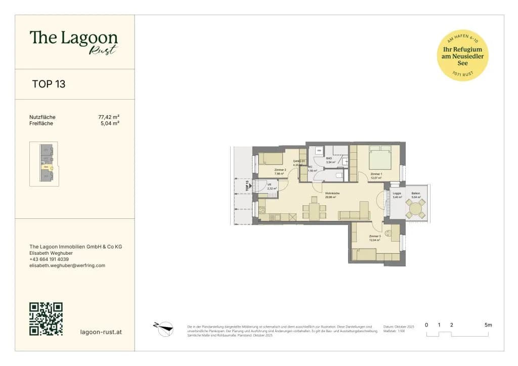 3-Zimmer-Wohnung kaufen in Rust (Stadt) – 74,02 m², € 381.000 – Bild 9 von 9