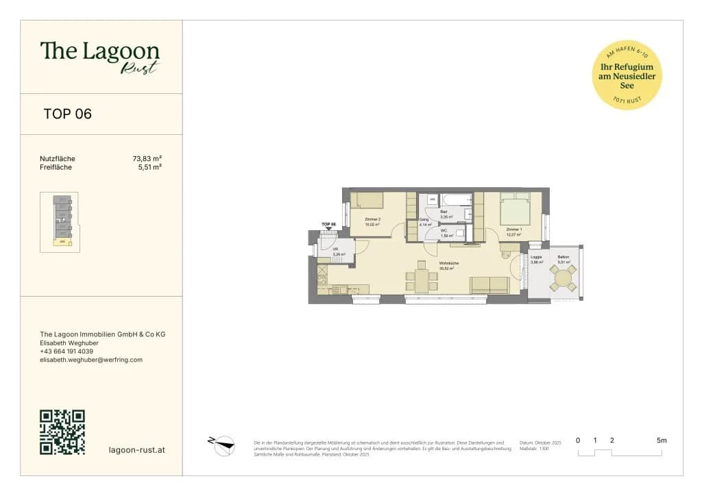 3-Zimmer-Wohnung kaufen in Rust (Stadt) – 69,97 m², € 358.000 – Bild 7 von 7