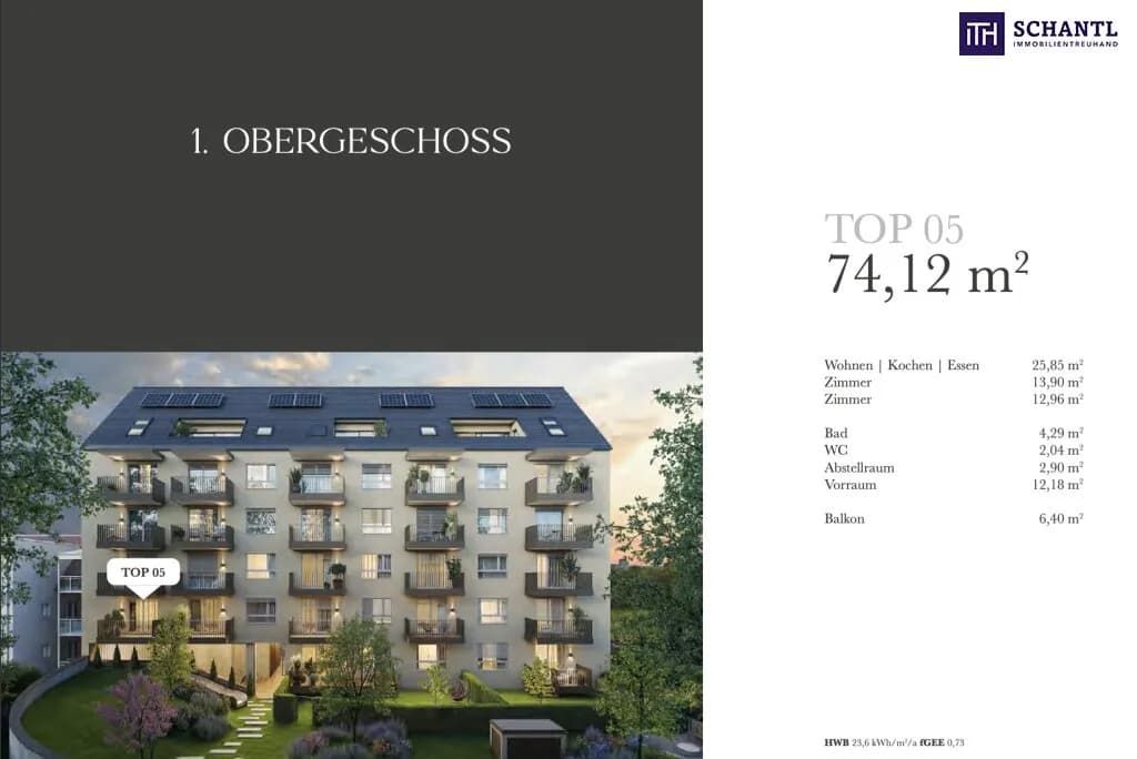3-Zimmer-Wohnung kaufen in Graz – 74,12 m², € 375.814 – Bild 2 von 10