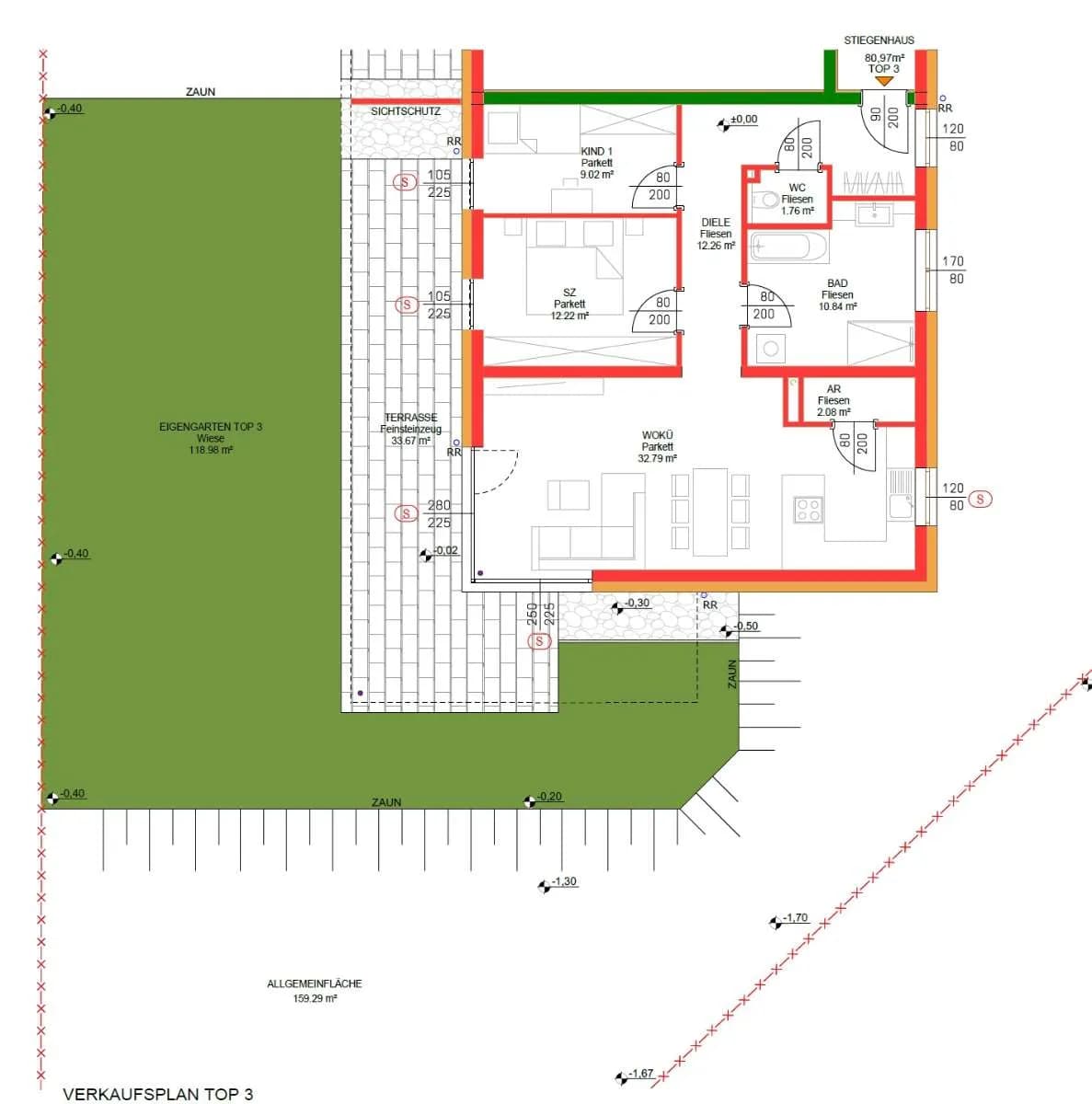 Wohnung kaufen in Wels-Land – 81 m², € 409.000 – Bild 5 von 6