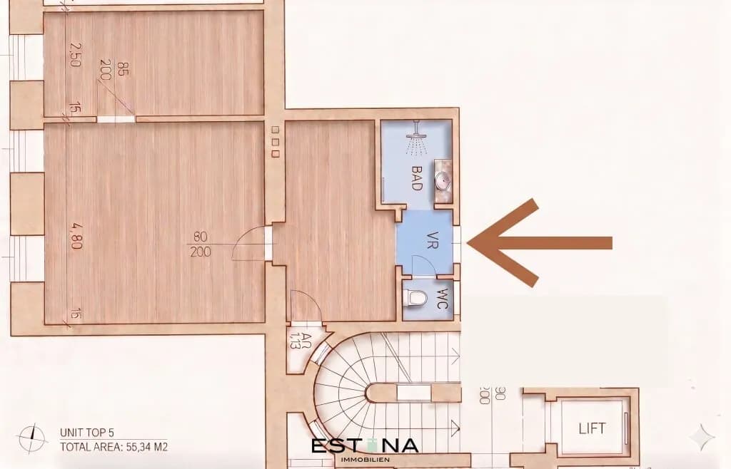 2-Zimmer-Wohnung kaufen in Wien – 56,33 m², € 330.000 – Bild 10 von 10