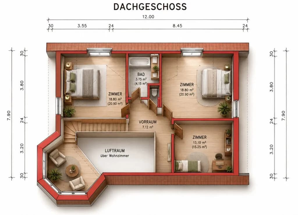 5-Zimmer-Haus kaufen in Gänserndorf – 167 m², € 599.000 – Bild 33 von 34