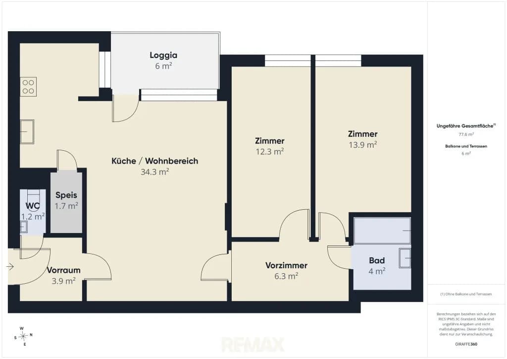 3-Zimmer-Wohnung kaufen in Eisenstadt – 78 m², € 230.000 – Bild 12 von 12