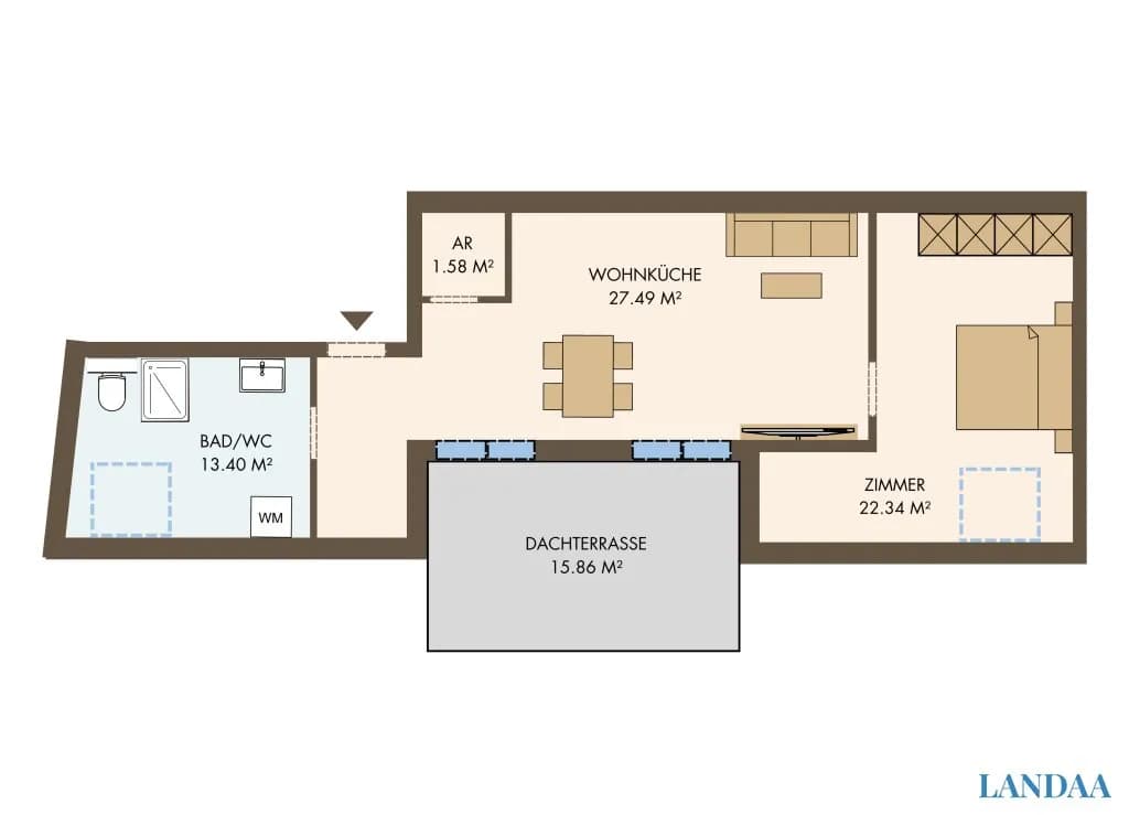 2-Zimmer-Wohnung kaufen in Wien – 64,81 m², € 398.000 – Bild 12 von 12