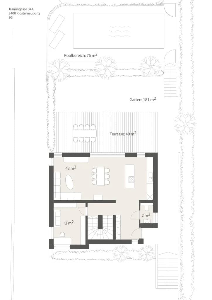 6-Zimmer-Haus mieten in Tulln – 176 m², € 4.990 – Bild 18 von 20
